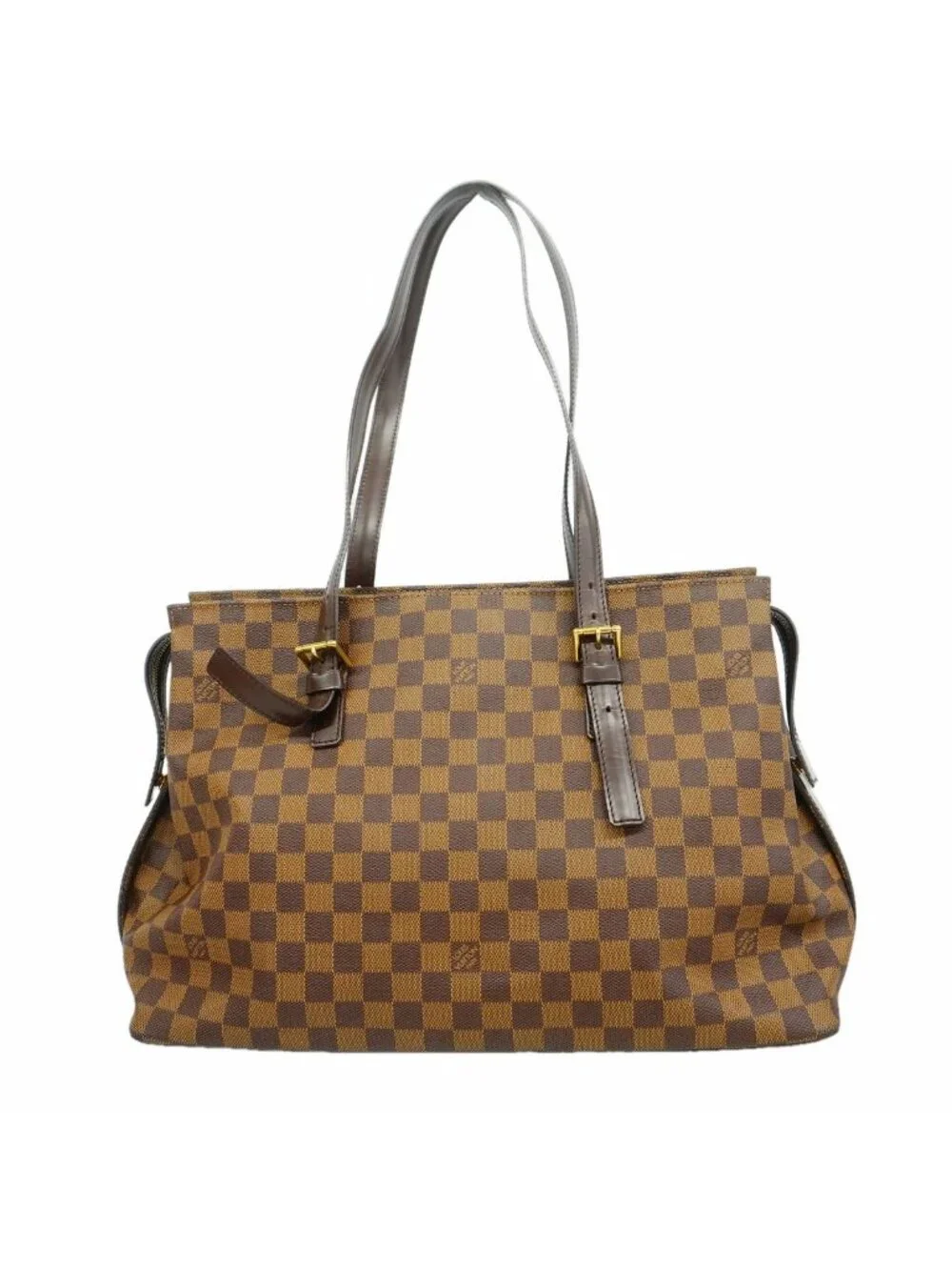 Louis Vuitton Tote Bag Damier Chelsea Ebene